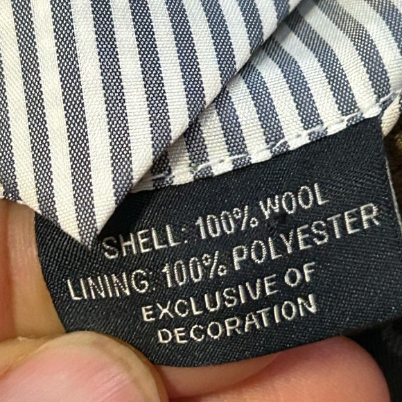 Tailorbyrd Collection | Men's Wool Blazer Size 44L Super 110’s Sportcoat - Picture 8 of 9